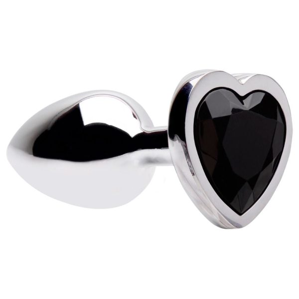 Plug Anal Médio de Metal Coração Pedra Sensual Love - Imagem 4