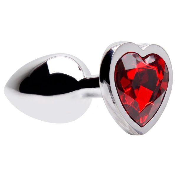 Plug Anal Médio de Metal Coração Pedra Sensual Love - Imagem 6