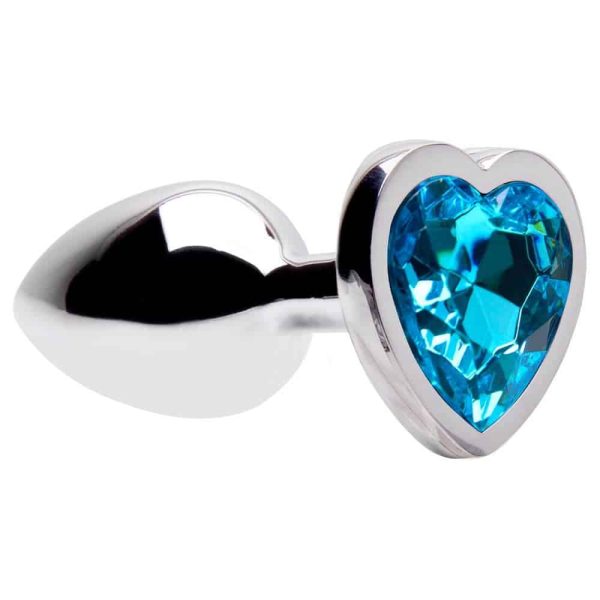 Plug Anal Médio de Metal Coração Pedra Sensual Love - Imagem 11