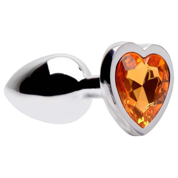 Plug Anal Médio de Metal Coração Pedra Sensual Love - Imagem 9