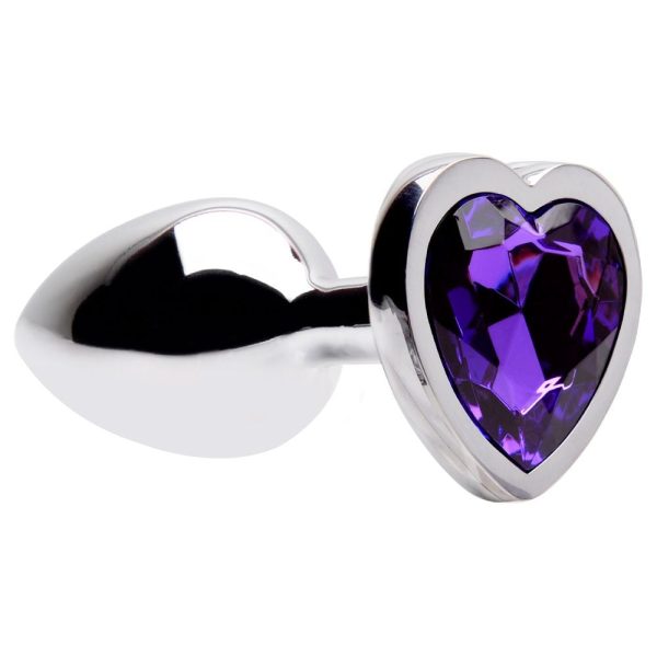 Plug Anal Médio de Metal Coração Pedra Sensual Love - Imagem 12