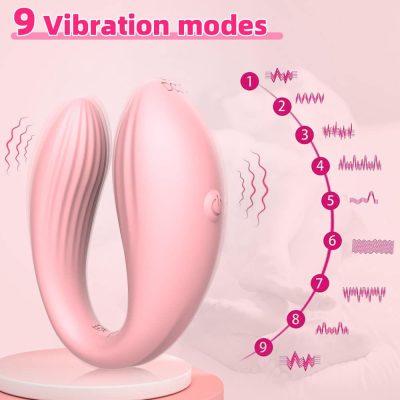 Vibrador para Casal com 10 Modos de Vibração,com Controle via Aplicativo Rosa - Mannuo 15 15337891207 cd046 rosa 04