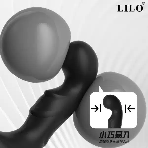 Plug anal Recarregável com 10 modos de vibração,possui controle remote com APP, pelo smartphone - Imagem 8