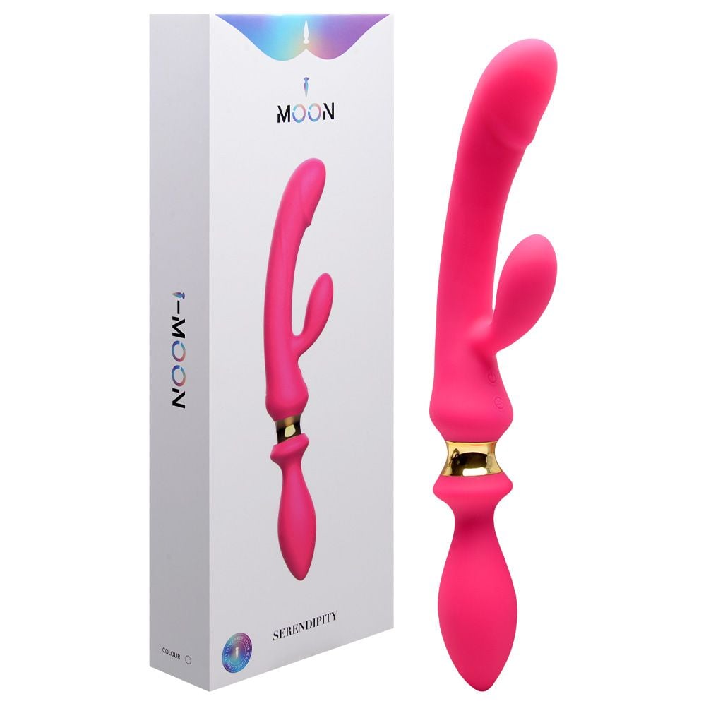 Serendipity Vibrador Dupla Penetração I-Moon - Pink 1 Serendipity Vibrador Dupla Penetração I-Moon - Pink