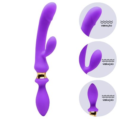 Serendipity Vibrador Dupla Penetração I-Moon na cor Roxo 13 15338173467 serendipity vibrador dupla penetracao i moon na cor roxo 5