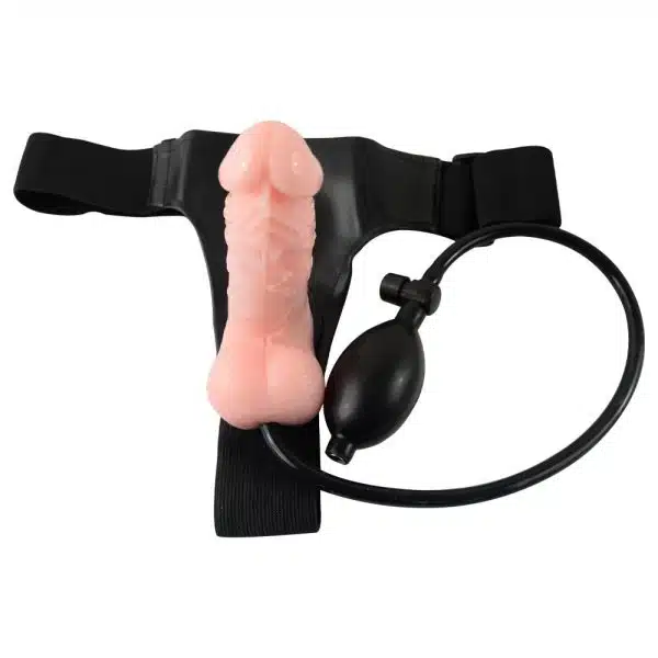 Cinta Peniana com Pênis Inflável - Ultra harness - Imagem 2