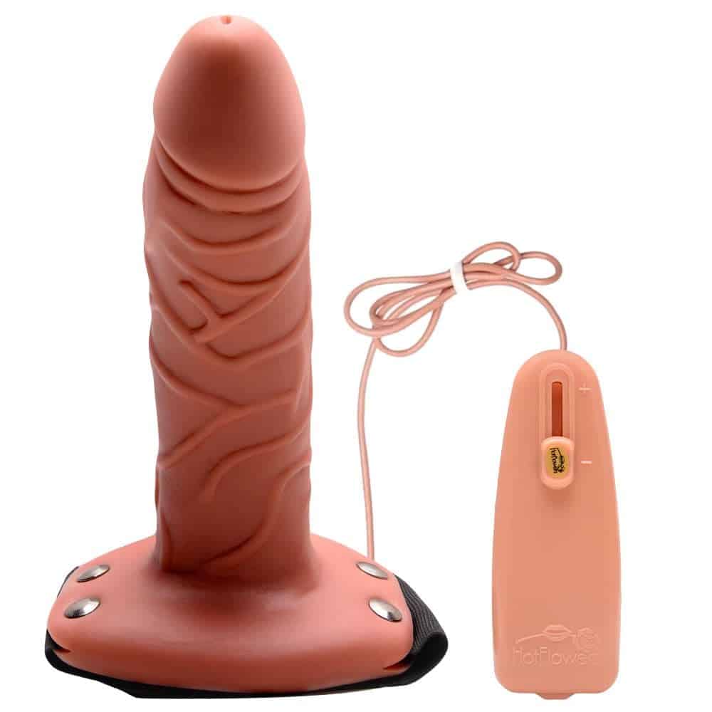 Capa Peniana Extensora 15 X 4,5Cm Cinto E Vibrador Hot Flowers 5 Capa Peniana Extensora 15 X 4,5Cm Cinto E Vibrador Hot Flowers - Imagem 5