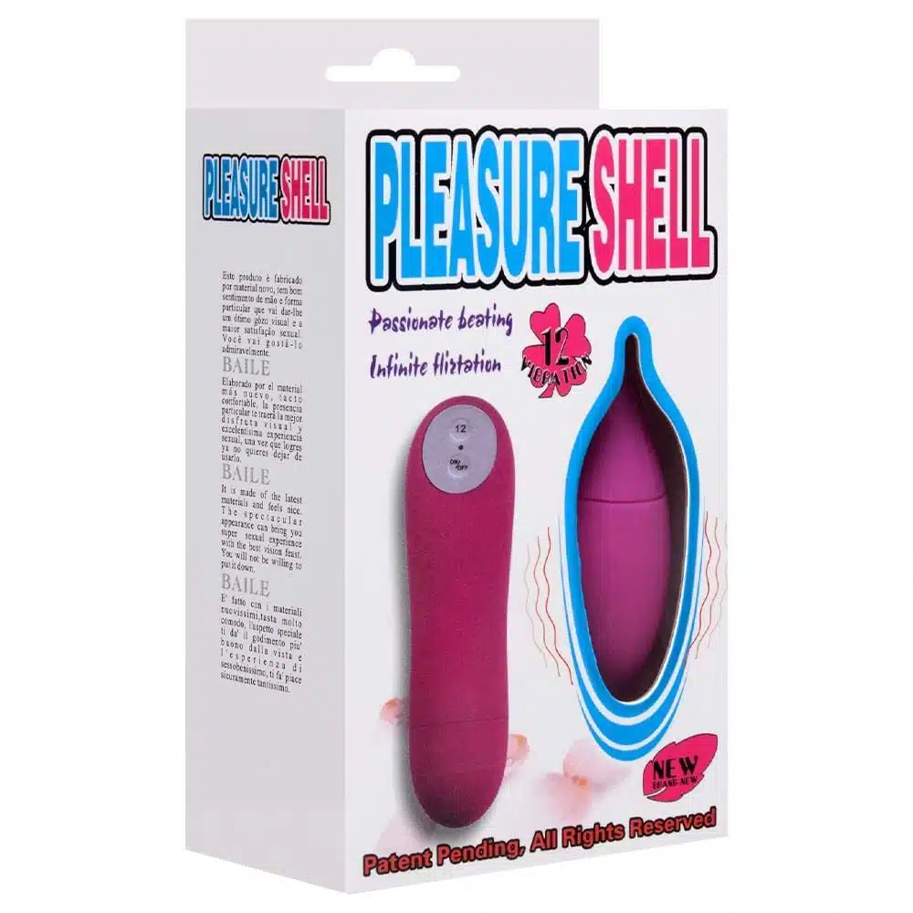 Vibrador Cápsula Vibratória 12 Funções Shell 4 Sensual Love  Imagem 7