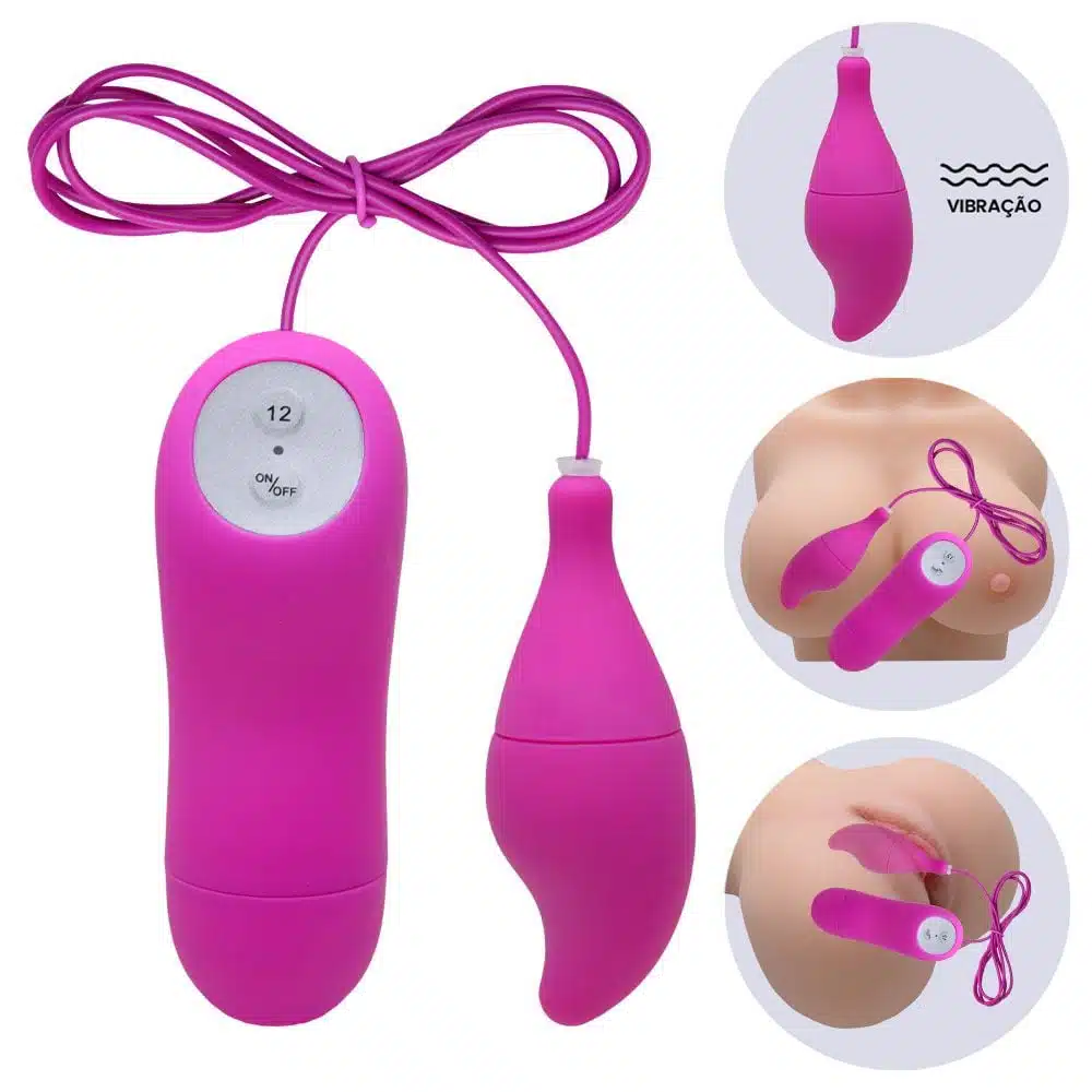 Vibrador Cápsula Vibratória 12 Funções Shell 4 Sensual Love  Imagem 2