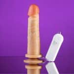 Pênis Real Dick Ultra Realístico Com Vibro e Ventosa 17 X 4,2 cm