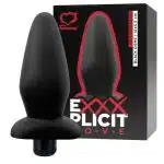 Estimulador Exxxplicit Love Black Dome com Vibro - 14x5,5cm