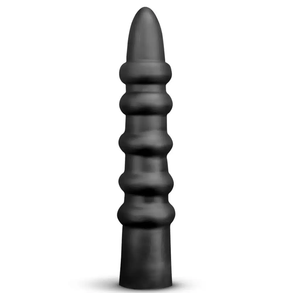 Plug estimulador Exxxplicit Love Black List Maciço  21x3,5cm  Imagem 2