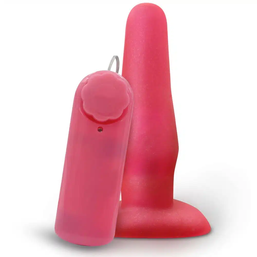 Plug Estimulador Candy Pop com Vibro Bullet  12,5x3,3cm  Imagem 2
