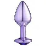 Lite Plug anal Roxo Pequeno com Pedra Roxa - Imagem 2