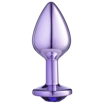 Lite Plug anal Roxo Pequeno com Pedra Roxa 4 15339889663 lite plug anal roxo pequeno com pedra roxa 02