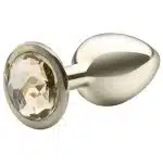 Lite Plug anal Dourado Pequeno com Pedra Dourada - Imagem 3