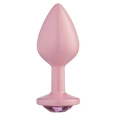 Lite Plug anal Rosa Claro Pequeno com Glitter e Pedra Rosa 4 15339915789 lite plug anal rosa claro pequeno com glitter e pedra rosa 03