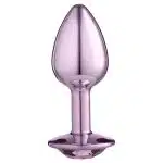 Lite Plug anal Rosa Pequeno com Pedra Rosa - Imagem 2