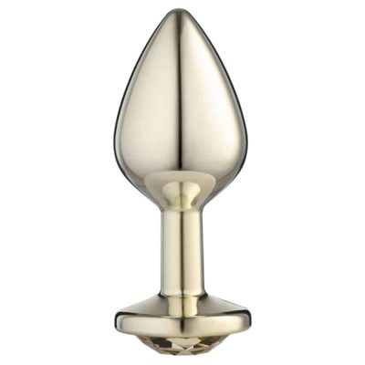 Lite Plug anal Dourado Médio com Pedra Dourada 4 15339920165 lite plug anal dourado medio com pedra dourada 02