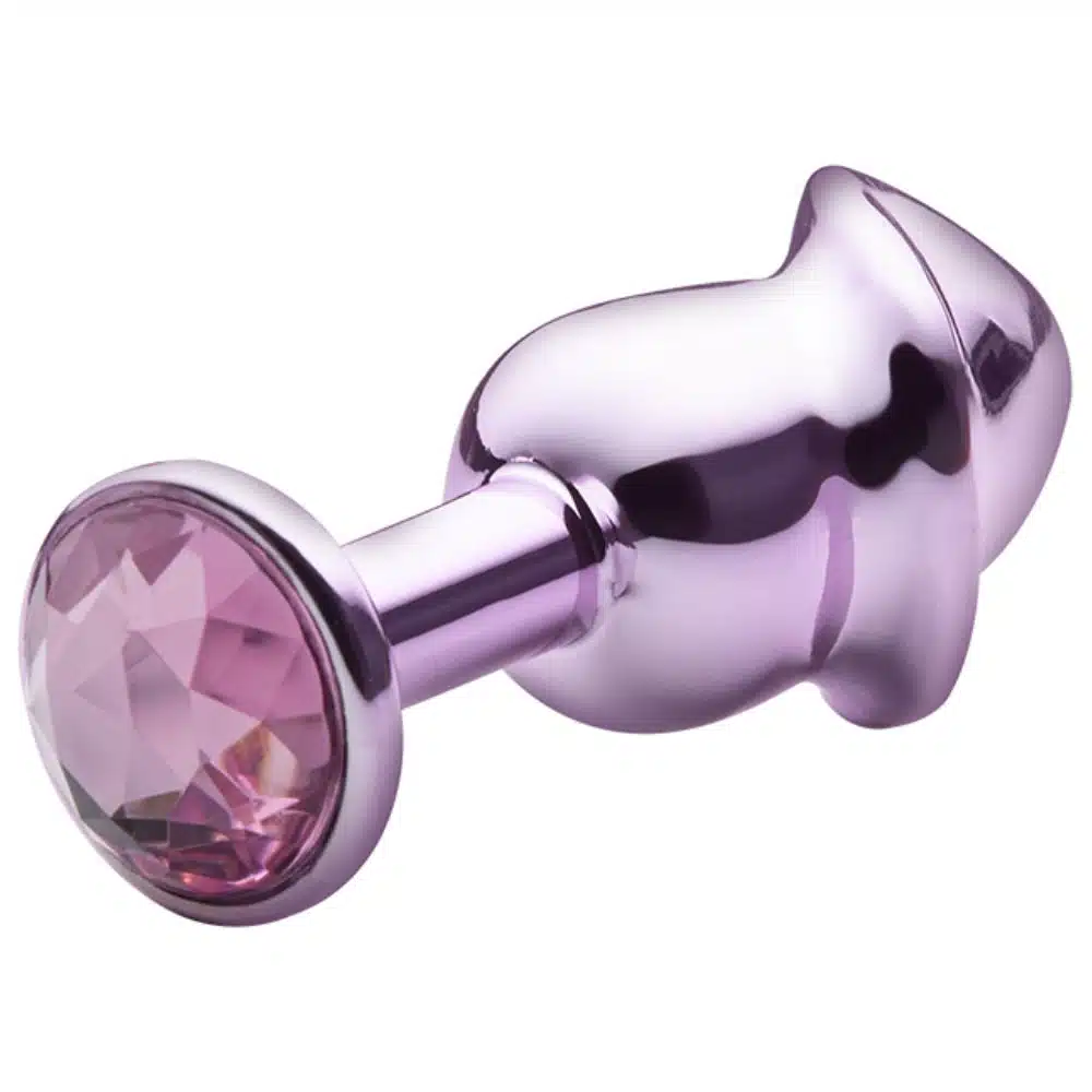 Lite Plug anal Rosa Pênis com Pedra Rosa  Imagem 3