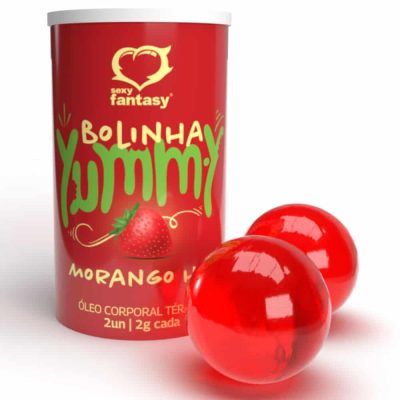Bolinha Yummy Morango Hot - Sexy fantasy