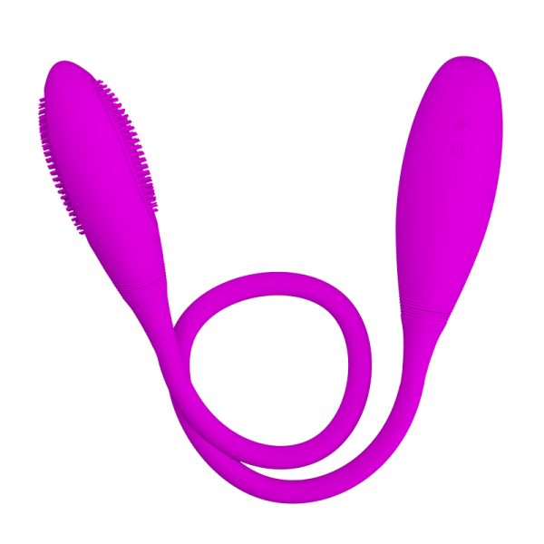 Pretty love snaky vibe ii - Vibrador recarregável duplo unissex com 7 modos de vibração e resistência à água - Imagem 4