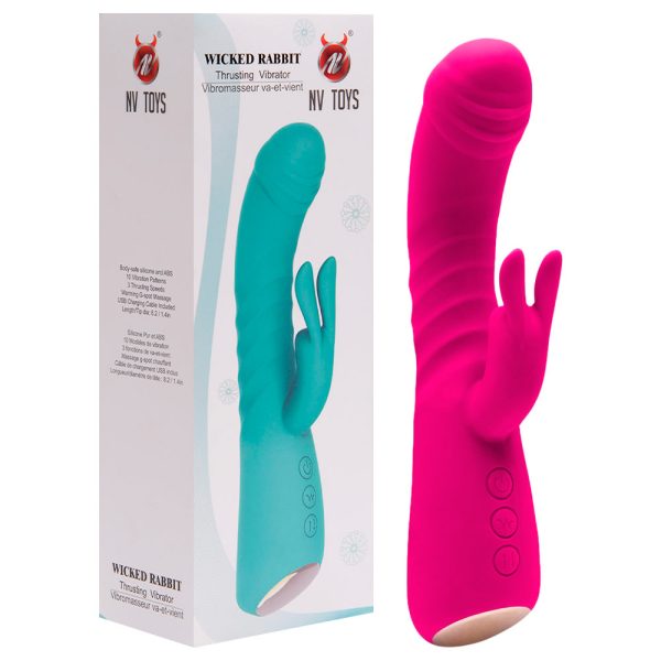 Vibrador Ponto G E Clitóris Vai E Vem Com 7 Modos Vibrações Nv Toys | Cor: Pink