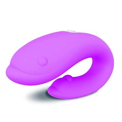 S-hande winter - Vibrador para casal recarregável estimulador de ponto g e clítoris com 9 modos de vibrações | cor: Roxo