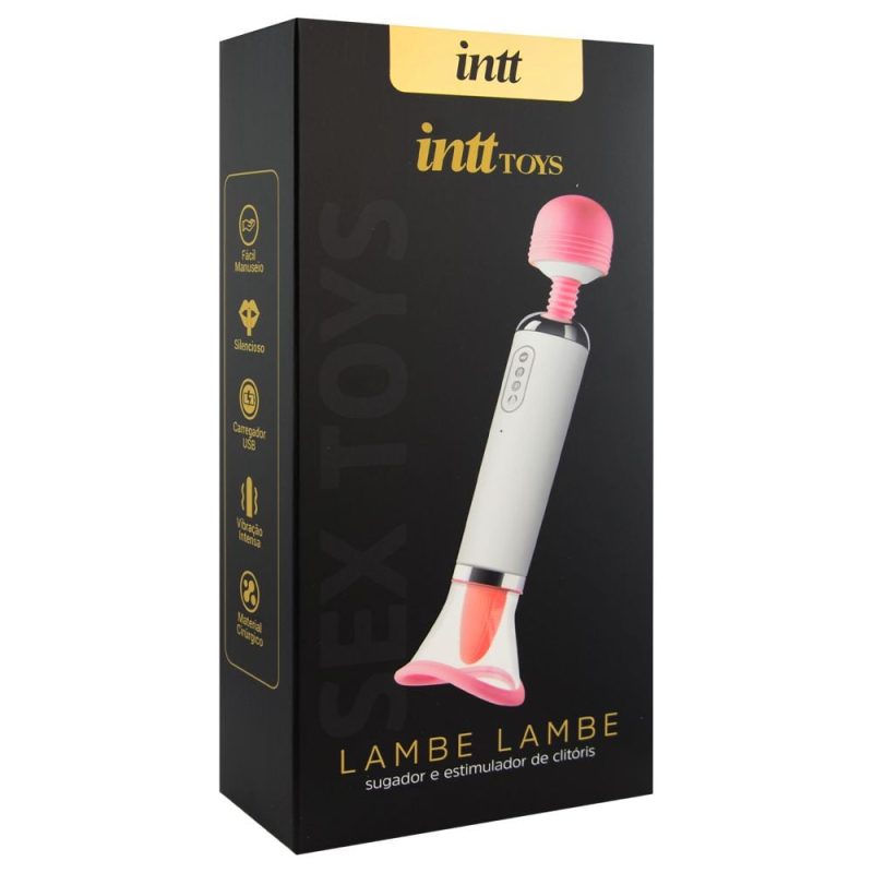 Luxury lambe lambe Rosa - Sugador e estimulador de clitóris com vibração, sucção, língua e aquecimento - Imagem 9
