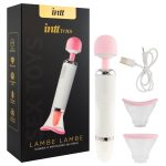 Luxury lambe lambe Rosa - Sugador e estimulador de clitóris com vibração, sucção, língua e aquecimento