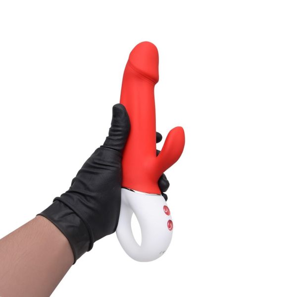 S-hande Wave - Vibrador rabbit em silicone com glande definida, recarregável com 9 modos de vibração - Imagem 8