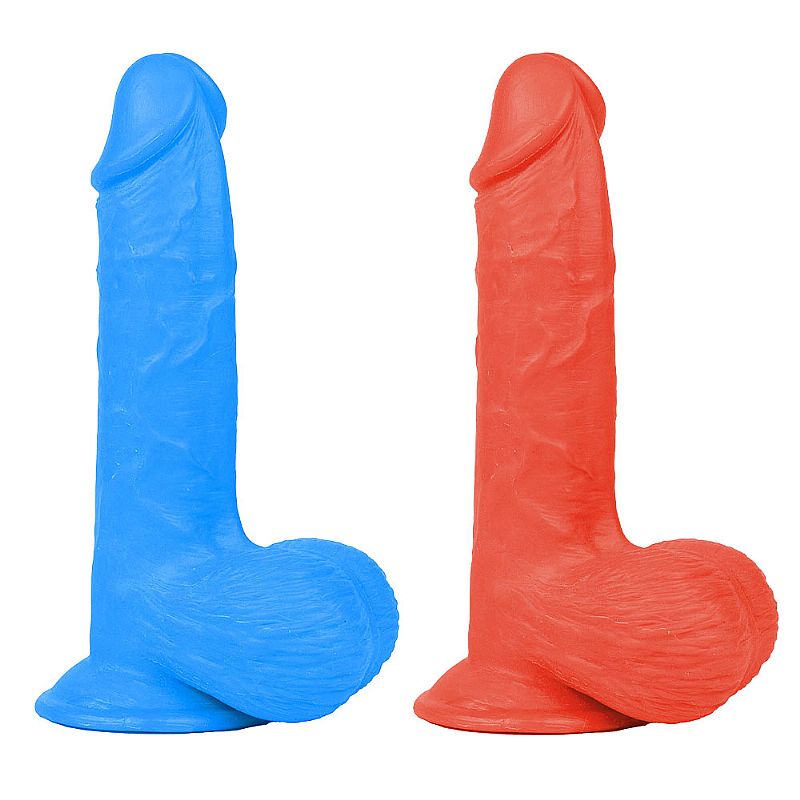 Protese em formato de Pênis Realístico Mr.Navy Color - 19,0 x 3,9cm 1 Protese em formato de Pênis Realístico Mr.Navy Color - 19,0 x 3,9cm