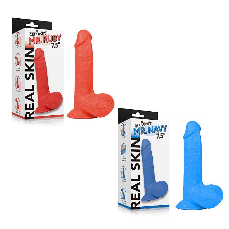 Protese em formato de Pênis Realístico Mr.Navy Color - 19,0 x 3,9cm 21 Protese em formato de Pênis Realístico Mr.Navy Color - 19,0 x 3,9cm - Imagem 21