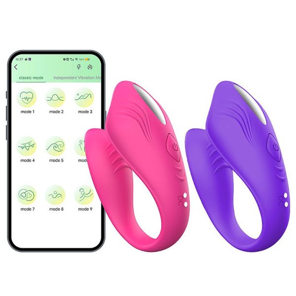Vibrador de Casal ELA com APP - Recarregável
