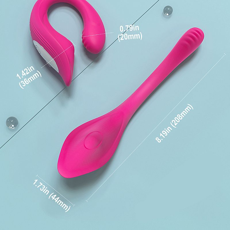 Massageador de Casal Recarregável Ribbon Pro S - Hande Pink 6 Massageador de Casal Recarregável Ribbon Pro S - Hande Pink - Imagem 6