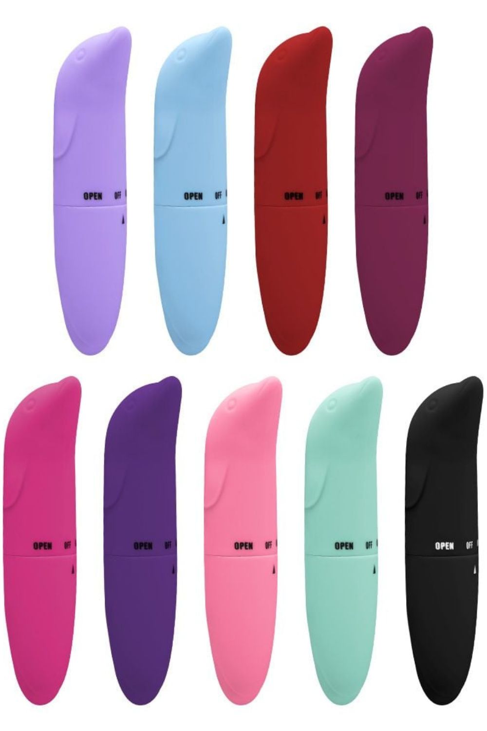 Vibrador formato Golfinho Toque Aveludado 1 Vibrador formato Golfinho Toque Aveludado