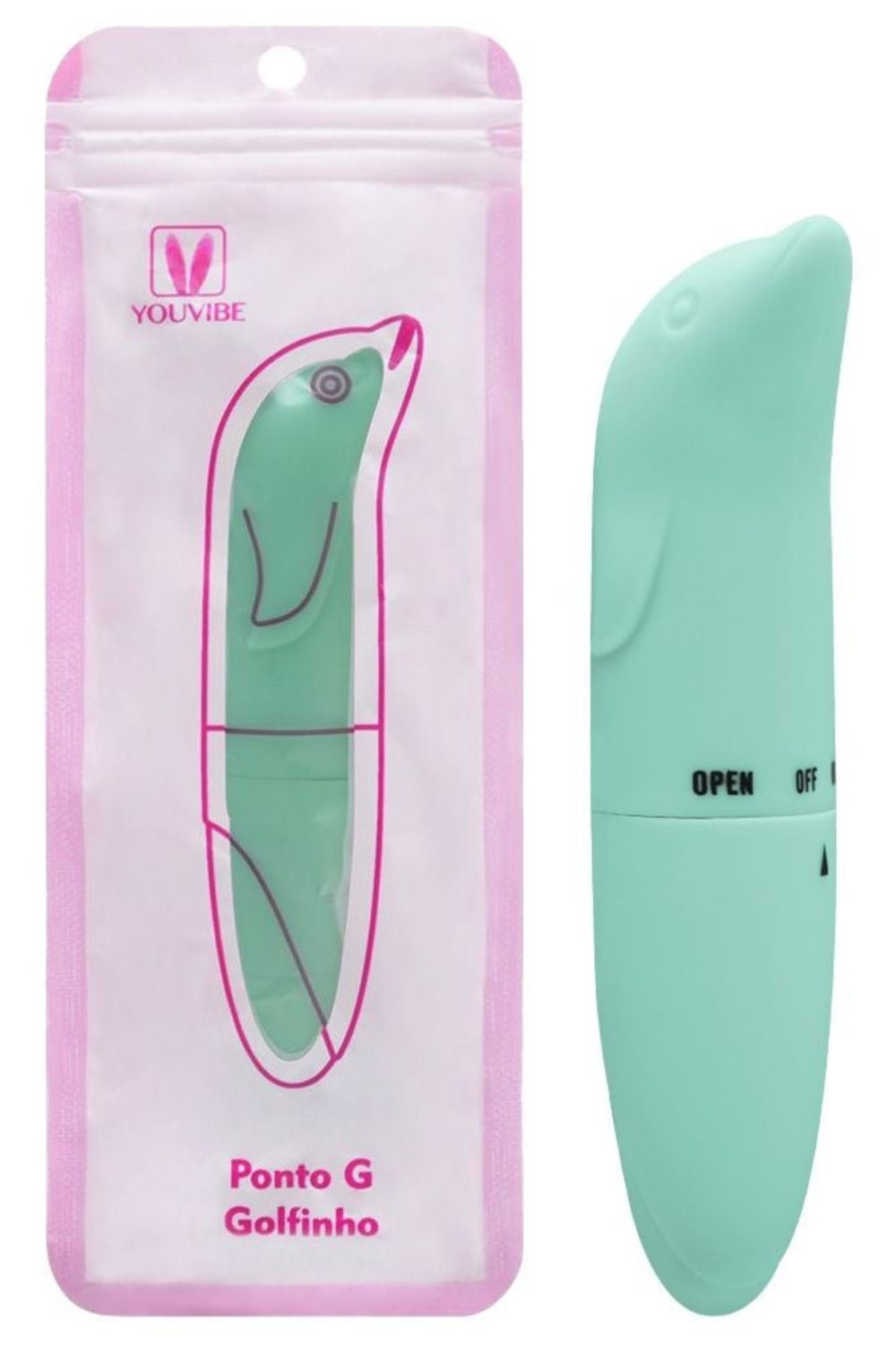 Vibrador formato Golfinho Toque Aveludado 9 Vibrador formato Golfinho Toque Aveludado - Imagem 9