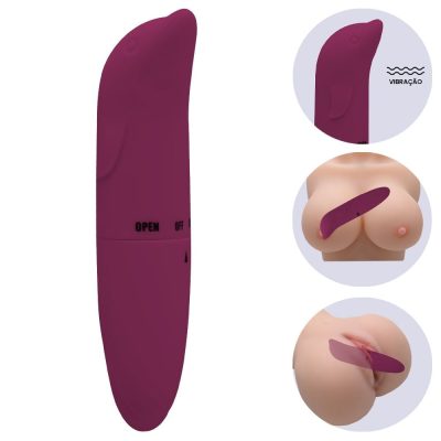 Vibrador formato Golfinho Toque Aveludado 26 15309249697 17030750904885 zoom