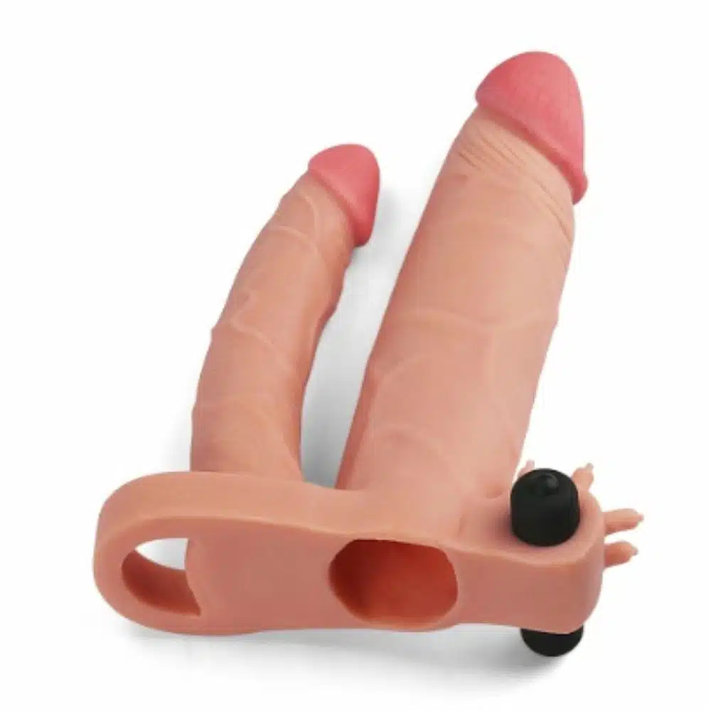 Capa Peniana Extensora Com Preenchimento Na Ponta E Cápsula Vibratória  Imagem 3