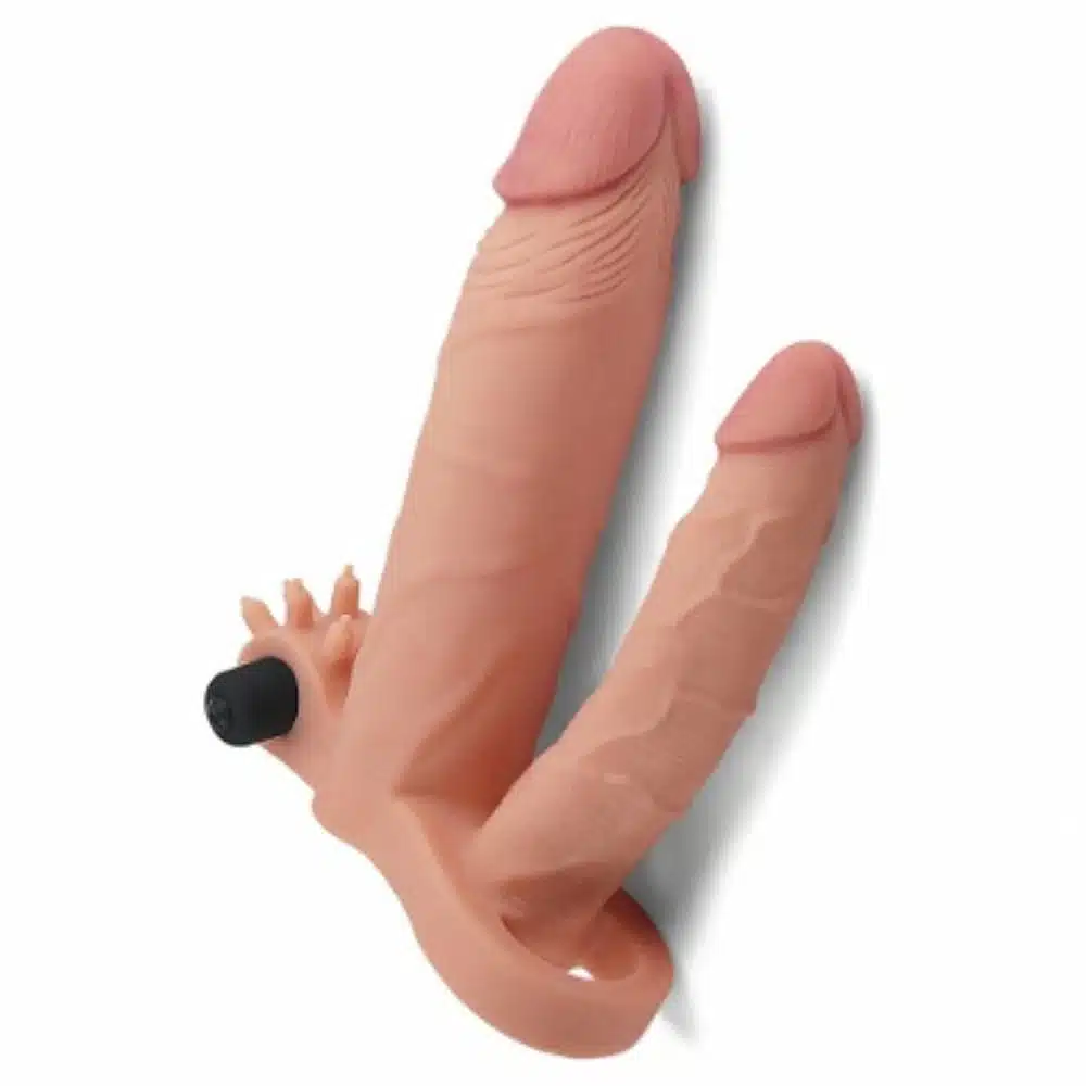 Capa Peniana Extensora Com Preenchimento Na Ponta E Cápsula Vibratória  Imagem 2