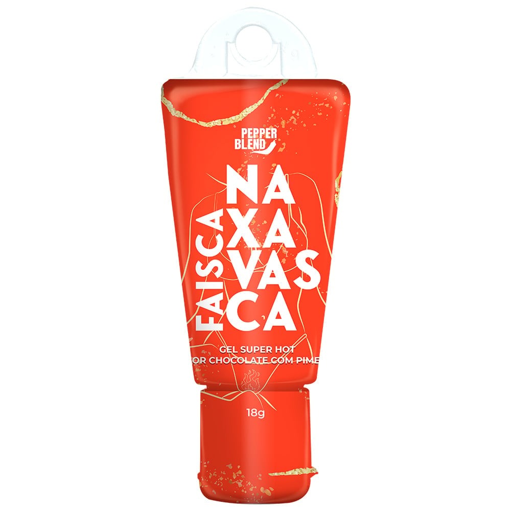Faisca Na Xavasca Gel Super Hot Beijável 18g Pepper Blend 1 Faisca Na Xavasca Gel Super Hot Beijável 18g Pepper Blend