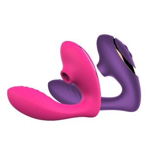 Massageador de Ponto G e Clitóris com Pulsação Rosa - S-hande