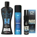 Kit de Sexshop Sedução e Frescor para Eles