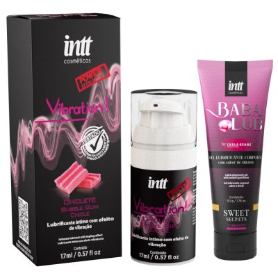 Dueto do Prazer: Vibração e Lubrificação com sabor de chiclete