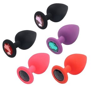 Plug Anal de Silicone - Tamanho M