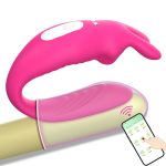 Vibrador de casal Hera recarregável com app 9 modos vibração - Imagem 4