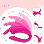 Vibrador de casal Hera recarregável com app 9 modos vibração - Imagem 5