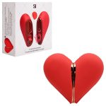 Vibrador com Pulsação Língua Coração