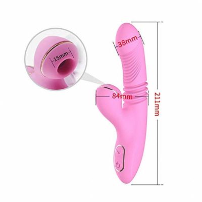 Dibe Olivia - Vibrador de Ponto G com Sucção e Movimento Realístico - Rosa 15 15351419273 7035 4
