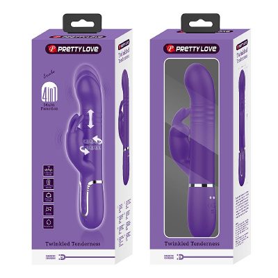 Vibrador de Ponto G e Clitóris Vai e vem Twinkled 2 - Pretty Love 21 15351442442 28261 4
